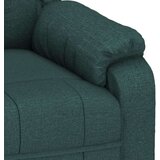  Masažna fotelja od tkanine tamnozelena - Tamnozelena 1 | shoptok.hr