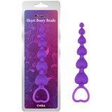  Analne kuglice Heart Booty Beads, 18.5cm, Ljubičaste Cene