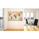  Slika na plutenoj podlozi - Free as a bird [Cork Map] 120x80 | shoptok.hr