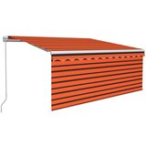  Tenda na ručno uvlačenje s roletom 3 x 2 5 m narančasto-smeđa | shoptok.hr