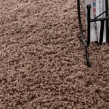 Novel preproga z visokim florom life 1500 240/340 cm tkano svetlo rjava | Shoptok.si