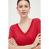 Morgan Kratka majica ženski, rdeča barva | Shoptok.si