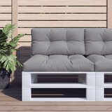  Blazina za kavč iz palet siva 80x40x12 cm, (20623580) | Shoptok.si