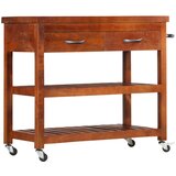  Kuhinjska kolica od masivnog bagremovog drva 100 x 48 x 89 cm | shoptok.hr