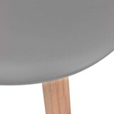  Blagovaonske stolice 6 kom sive plastične | shoptok.hr