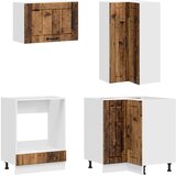  Kuhinjska jedinica LUCCA 8 kom. Staro drvo Konstruirano drvo | shoptok.hr