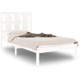 The Living Store Posteljni okvir bel iz borovine 90x200 cm - Posteljni Okvir, (21524299) | Shoptok.si