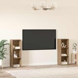  Set TV komoda Zidne 2 pcs Umjetnički hrast 107 x 35 x 37 cm | Eponuda.ba