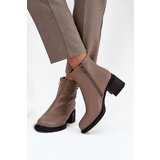 VINCEZA Leather Insulated Women's Ankle Boots on Block | Shoptok.si