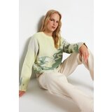 Trendyol Yellow Patterned Knitwear Sweater | Shoptok.si