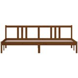  Okvir za krevet od masivnog drva smeđa boja meda 200 x 200 cm | shoptok.hr