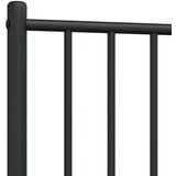  Metalno uzglavlje crno 100 cm | shoptok.hr