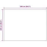  Pokrivači za bacanje 6 kom. Bordeaux Crvena 240 x 220 cm Runo | shoptok.hr