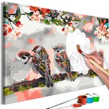  Slika za samostalno slikanje - Birds on the Branch 60x40 | shoptok.hr