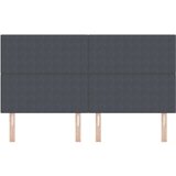  Naslon za glavu Jednostavni dizajn Tamno siva 180 cm Kordurojna tkanina | shoptok.hr