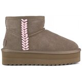 Colors of California Gležnjarji Platform boot spike stitching Kostanjeva Cene
