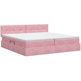  s od storage s uzglavljem Ružičasta 200 x 200 cm Baršun | shoptok.hr