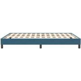  spring postelja brez vzmetnico temno modra 140x210 cm žamet, (21791583) | Shoptok.si
