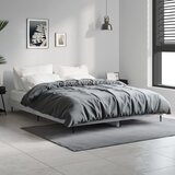The Living Store Posteljni okvir betonsko siv 135x190 cm inženirski les - Posteljni Okvir, (21531040) | Shoptok.si