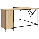 Maison Chic pisalna miza - računalniška miza sonoma hrast 141x141x75 cm inženirski les, (21785110) Cene