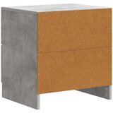  Nočna omarica 2 pcs Betonsko siva 43 x 34,5 x 44,5 cm, (5000210018) | Shoptok.si