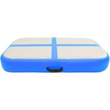 vidaXL Napihljiva gimnastična podloga s tlačilko 60x100x15 cm modra | Shoptok.si