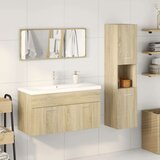 vidaXL 3-dijelni set kupaonskog namještaja boja hrasta sonome drveni | shoptok.hr