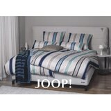 Joop! OBOJESTRANSKA POSTELJNINA BANKS mako saten modra | Shoptok.si