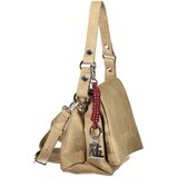 Desigual ženska crossbody torbica s preklopom 16x10x23 cm bež | shoptok.hr