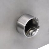 FONTANA za bazen srebrna 45x26x13 cm od nehrđajućeg čelika | shoptok.hr