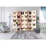  Paravan u 5 dijelova - Retro Style: Butterflies II [Room Dividers] 225x172 | shoptok.hr