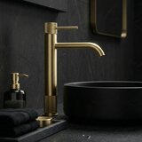 REA Bath Kupaonska miješalica Rea Lungo Stripe Brush Gold | shoptok.hr