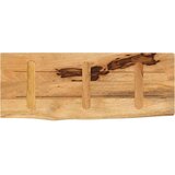 Stolna Mizna plošča 90x20x3,8 cm naraven rob trden robusten mangov les | Shoptok.si