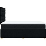 vidaXL Krevet box spring s madracem crni 120 x 190 cm od tkanine | shoptok.hr
