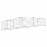  Lučne gabionske košare 6 kom 400x50x60/80 cm pocinčano željezo | shoptok.hr