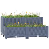 Furnova Visoka greda 80x80x38 cm polipropilen, (21920884) Cene