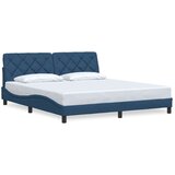  Okvir za krevet bez madraca plavi 180x200 cm od tkanine | shoptok.hr