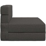 SK foldajući kauč na krevet Tamno siva 190 x 70 x 15 cm tkanina - Tamno siva 190 x 70 x 15 cm tkanina | shoptok.hr