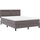  Konstrukcija kreveta s madracem Siva 160 x 200 cm Umjetna koža | shoptok.hr