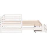 vidaXL Dnevni krevet s ladicama bez madraca 90x200 cm masivno drvo | shoptok.hr