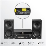 Akai mikro linija, FM, CD, 2 x 20W zvučnici, daljinski, crna AM-301-B | shoptok.hr