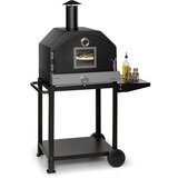 Klarstein Pizzaiolo Pro, plinski žar za pico, 76 x 143 x 66 cm, šamot, jeklo, prenosen | Shoptok.si