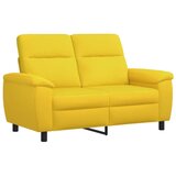  Set sofe 2 pcs Svijetlo žuta Tkanina - Svjetložuta 1-Sjedalo + 2-Sjedalo (120 cm) | shoptok.hr