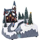 vidaXL božićno Selo Šareni 20.5 x 17 x 21 cm Plastika Cijene