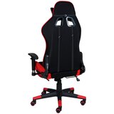 XORA GAMING STOL kovina, umetna masa, tekstil rdeča, črna | Shoptok.si