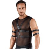 Svenjoyment Sleeveless Shirt & Chest Harness Set 2161885 Black S Cene