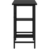 vidaXL stol za računalo crni 80 x 40 x 72 cm od MDF-a i metala | shoptok.hr
