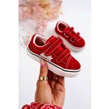 Kesi Classic Children's Sneakers With Velcro Red Phiris Cene