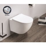 Belneo viseča brezrobna WC školjka z desko s počasnim zapiranjem MS2342 | Shoptok.si