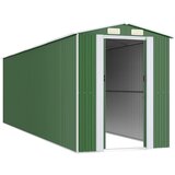 vidaXL Vrtna lopa zelena 192x689x223 cm pocinkano jeklo - - Zelena - 153.56 - 192 x 689 x 223 cm - | Shoptok.si